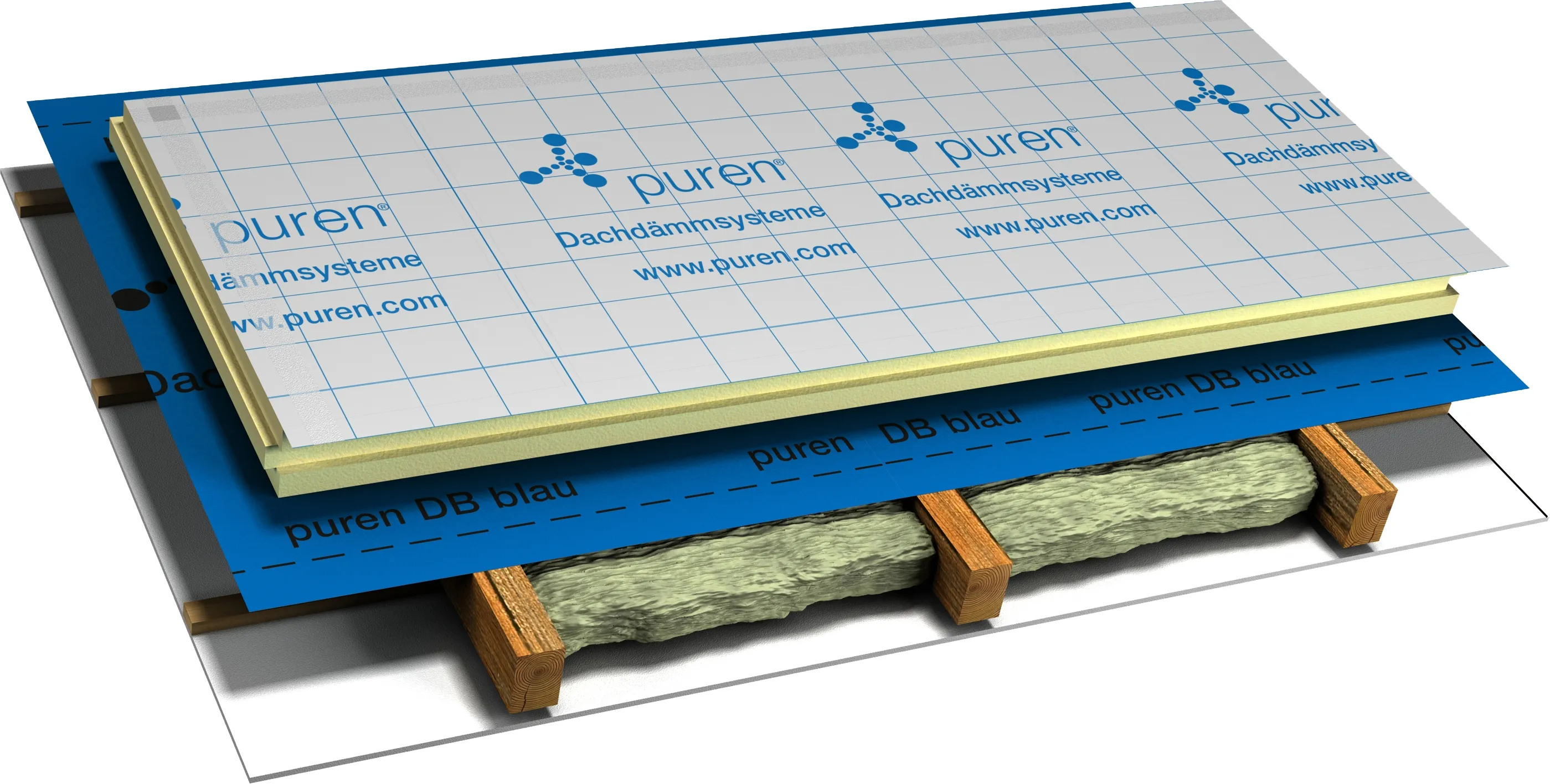 Aufsparrend&auml;mmelement Puren Plus