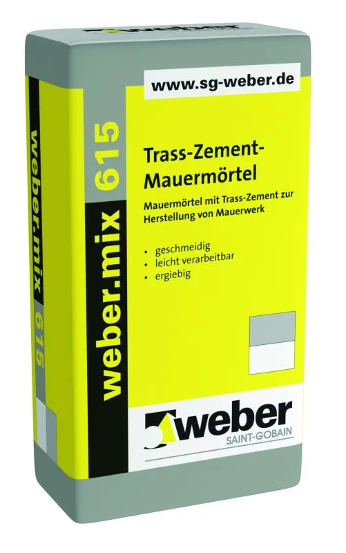 weber.mix 615 Trass-Zement-Mauerm&ouml;rtel
