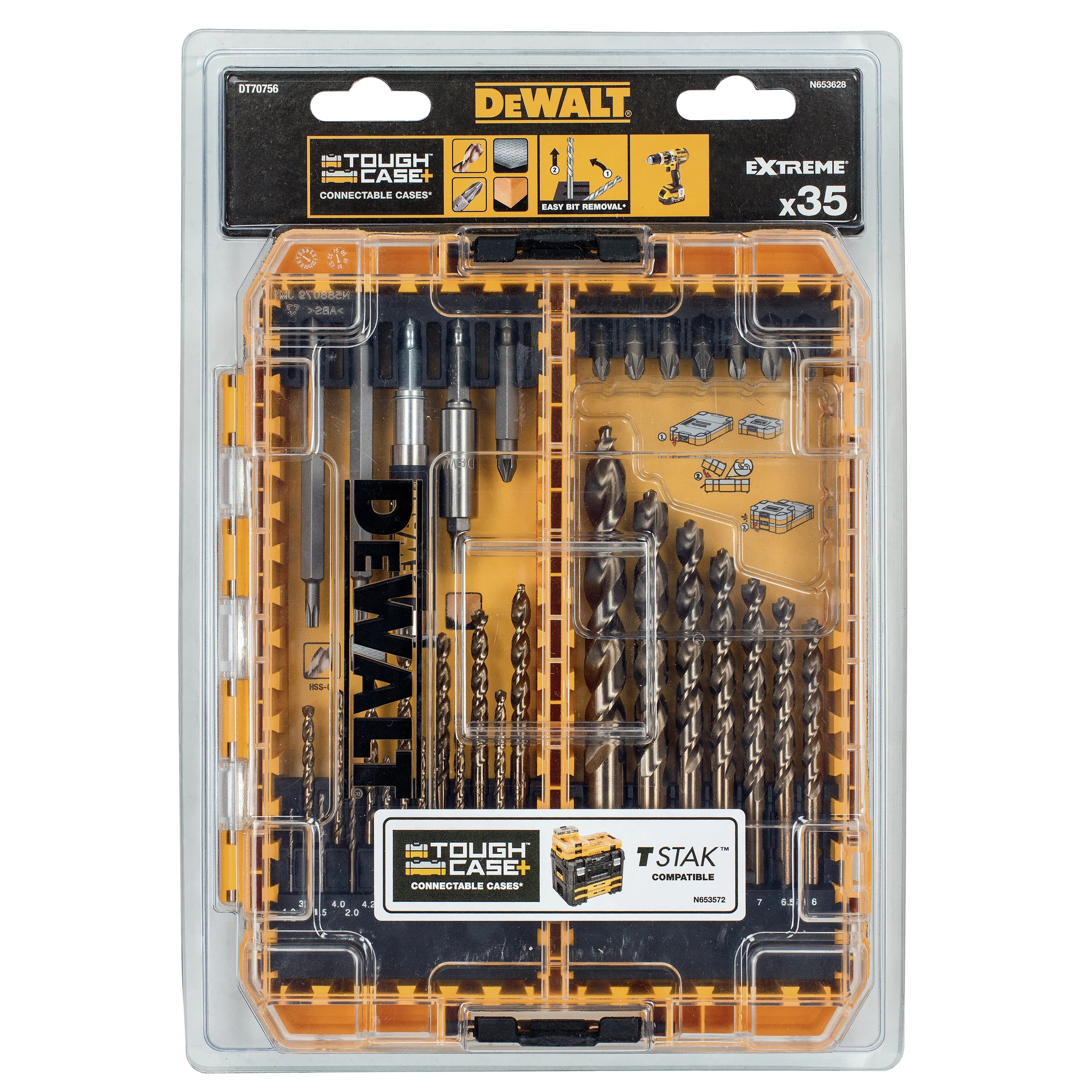 DeWalt Bit und Metallbohrer-Set 35-tlg