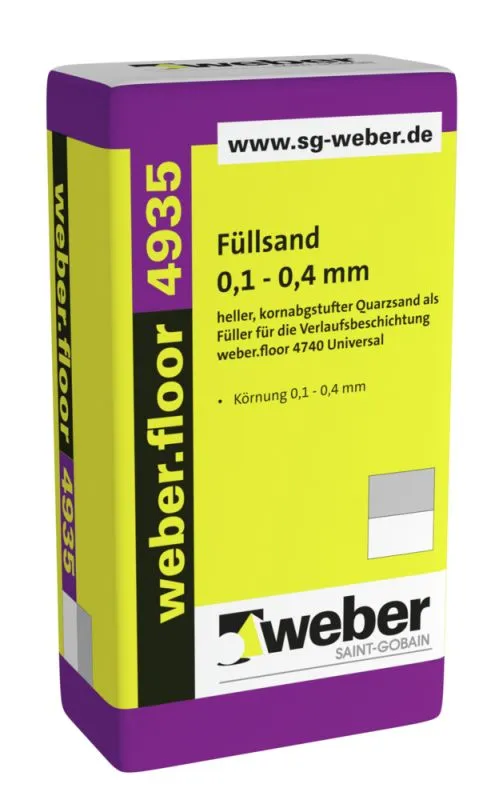 weber.floor 4935 F&uuml;llsand, 25 kg Sack
