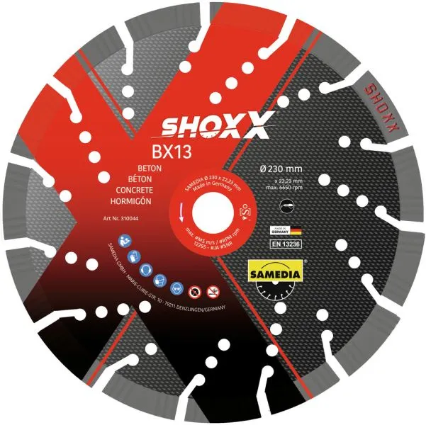 Samedia Diamant-Trennscheibe SHOXX B13