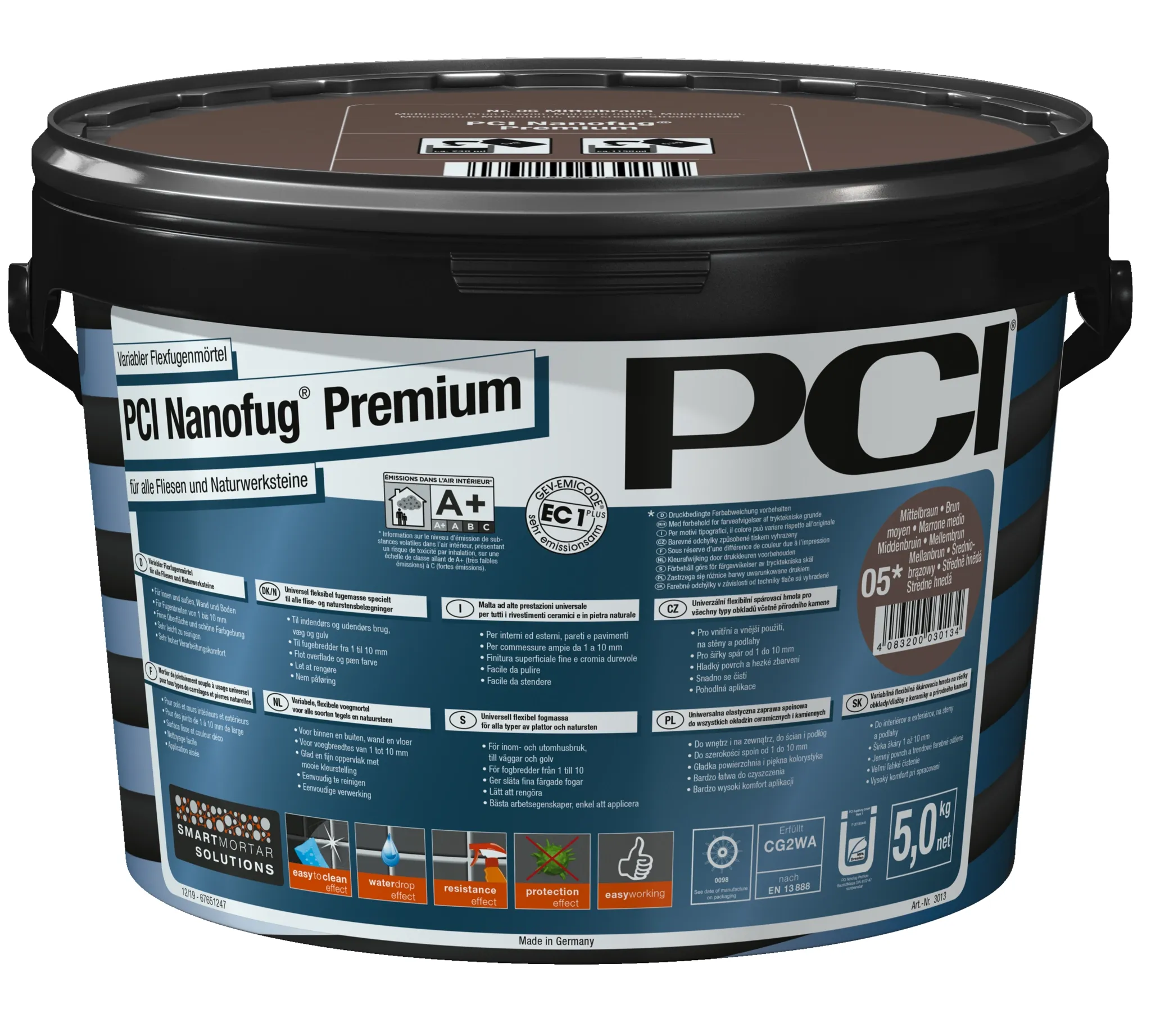 Nanofug Premium lichtgrau Nr. 23,  5kg