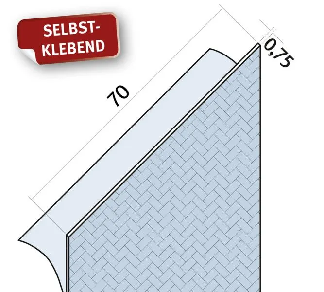 Fugenband EPDM selbstklebend, schwarz