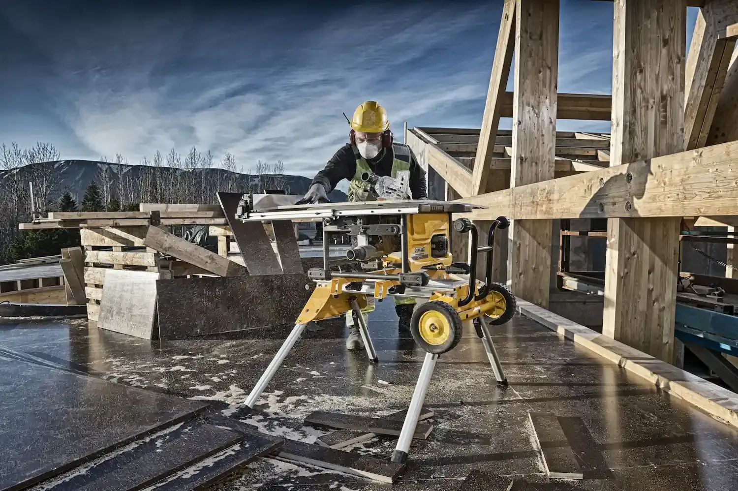 DeWalt 54 V Akku-Tischkreiss&auml;ge