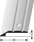 Ausgleichsprofil PF 240 edelstahl 100cm