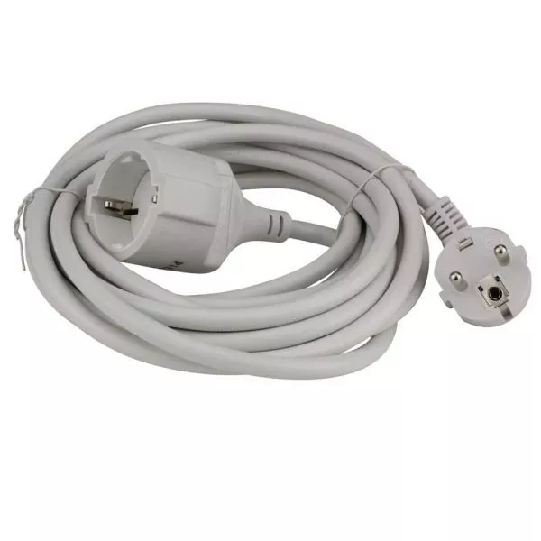 Verlängerung weiß H05VV-F 3G1,5mm² 5m Verlängerung weiß H05VV-F 3G1,5mm² 5m