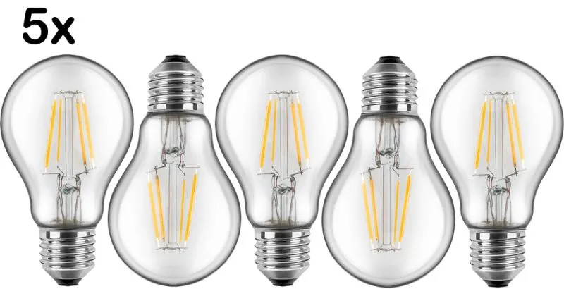Leuchtmittel LED Filament 5St A60