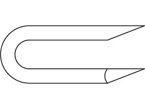 Krampen - Schlaufen 3,1 x 31 mm