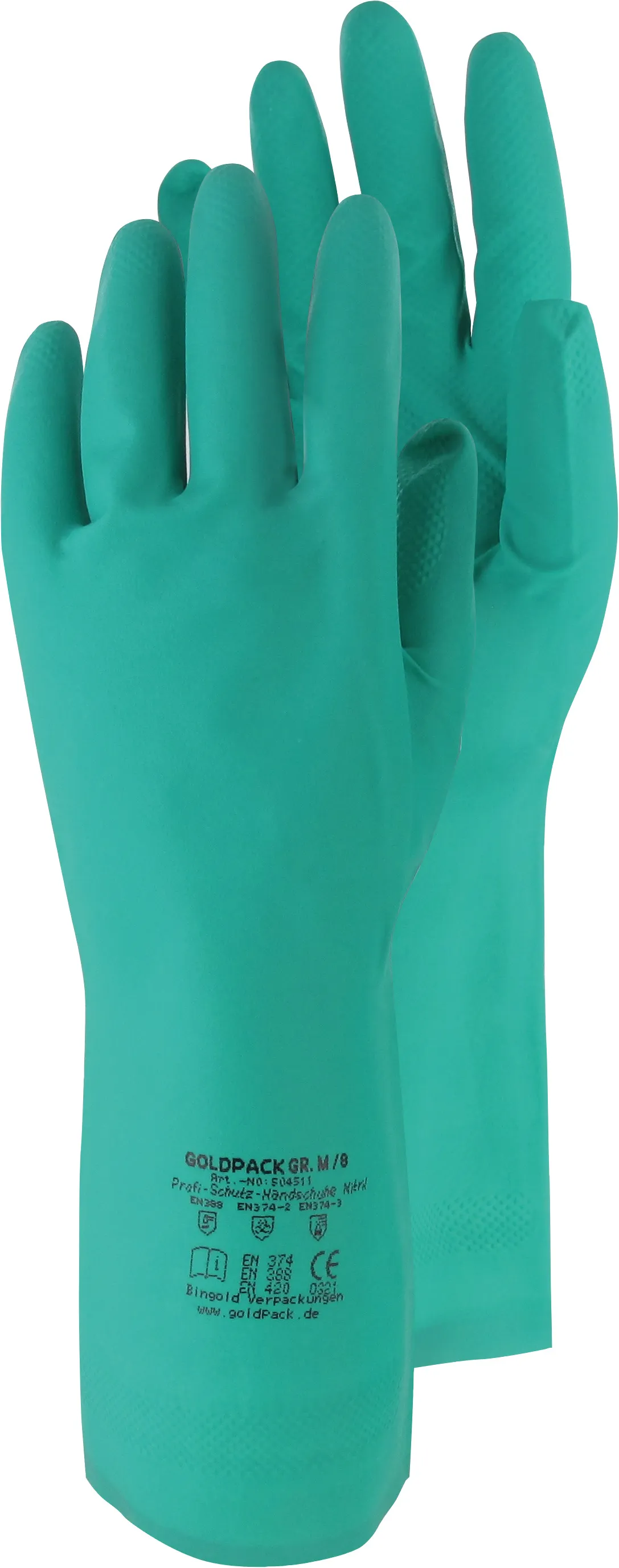 Nitril-Handschuh Gr&uuml;n