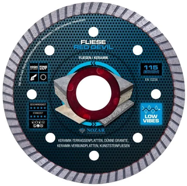 Red Devil Fliese 115x22,23mm