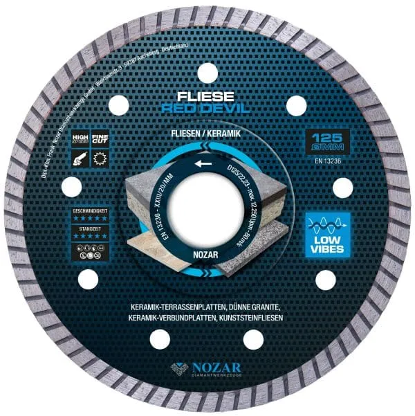 Red Devil Fliese 125x22,23mm