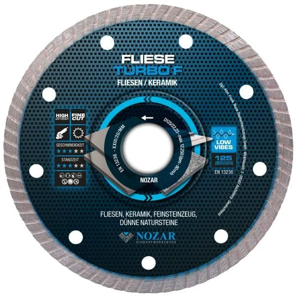 Fliese Turbo F 125x22,23mm