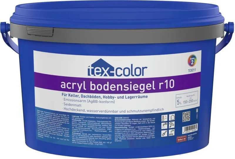 Tex-Color Acryl Bodensiegel kieselgrau