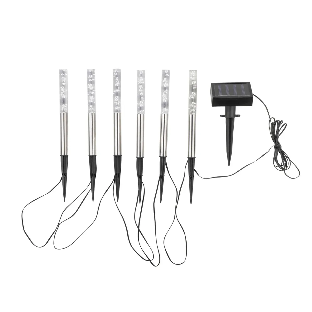 Solar- LED- Lichter Bubbles 6er-Set