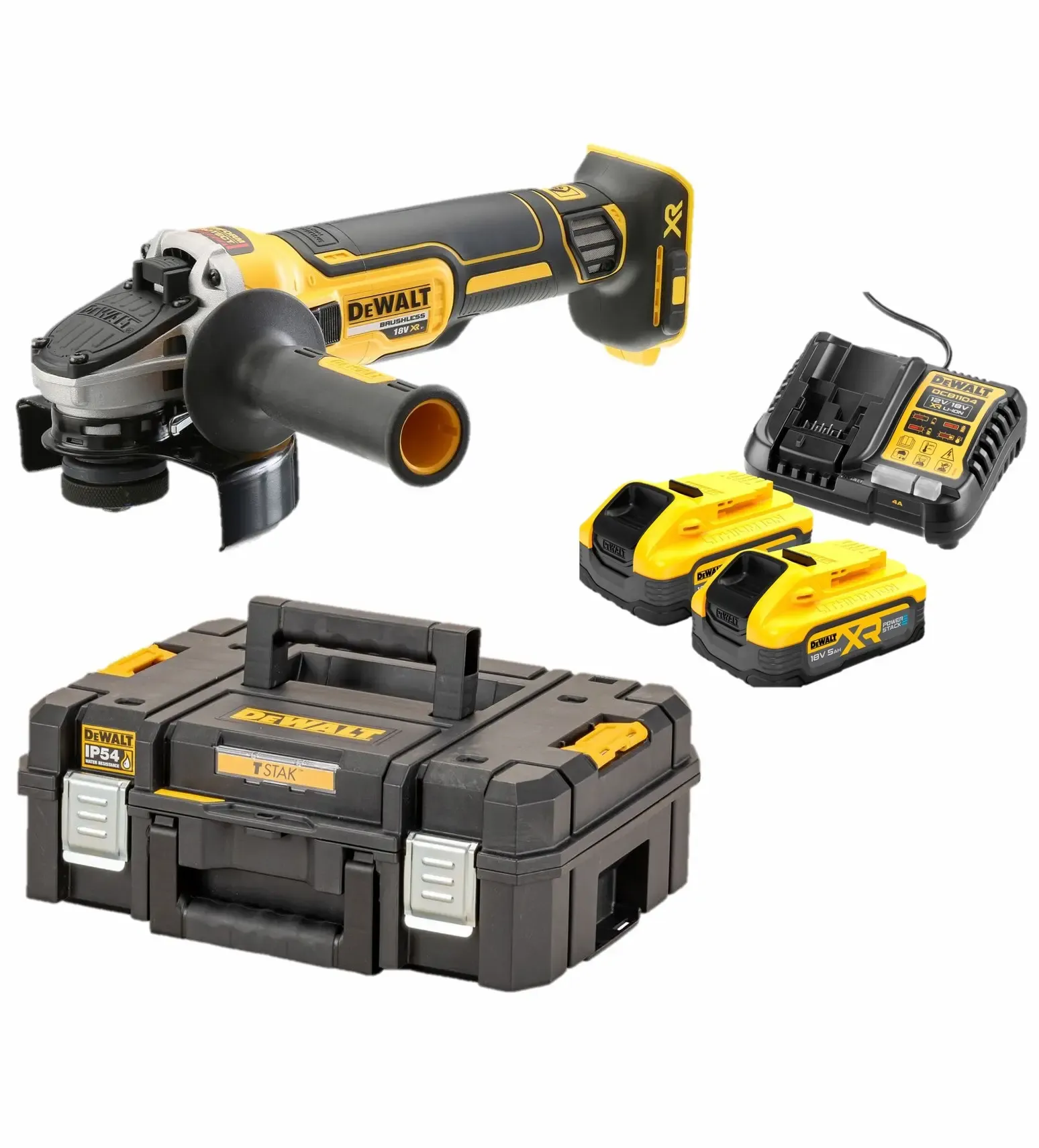DeWalt 18 V Akku-Winkelschleifer-Set