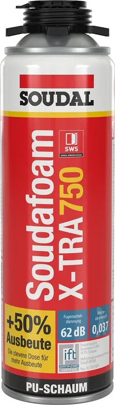 Soudal Pistolenschaum B2 grau 500 ml