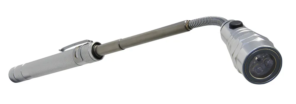 LED- Teleskoptaschenlampe mit Magnet
