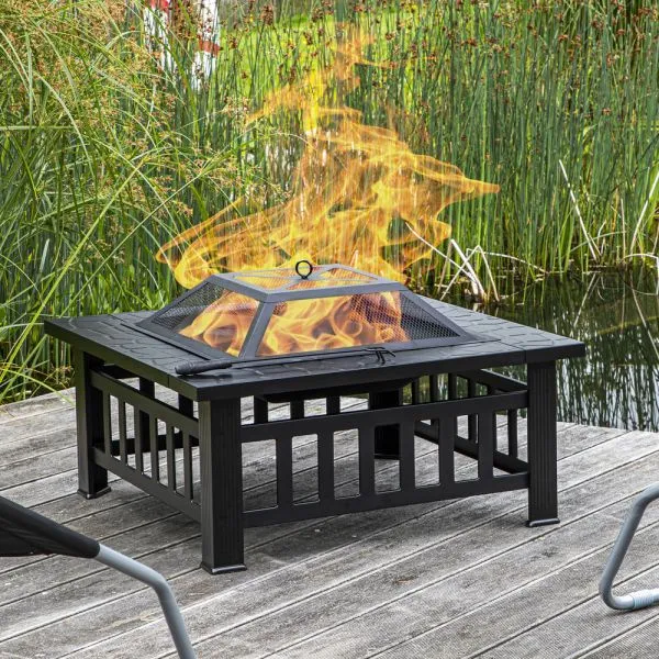 Feuerstelle Steinoptik