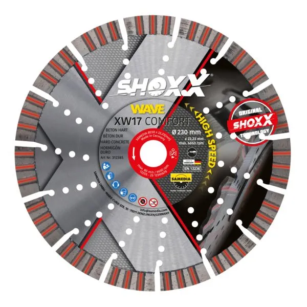 Samedia Diamant-Trennscheibe SHOXX XW17