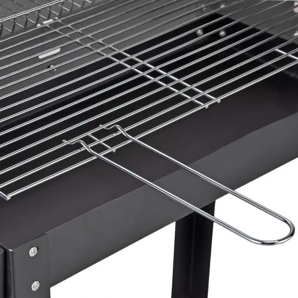 Grillwagen mit Holzablage ca. 88x44x83cm