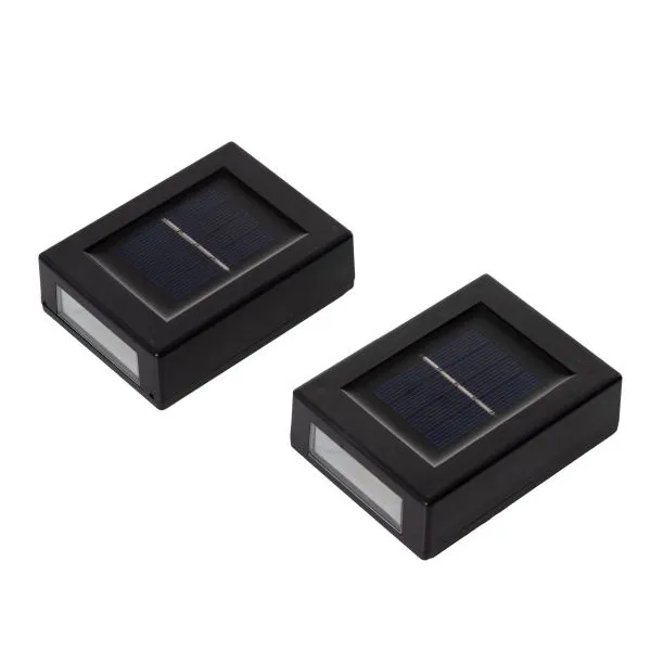 LED Solar Wandleuchten 2er Set
