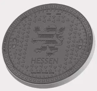 Schachtabdeckung "Motiv Hessen"