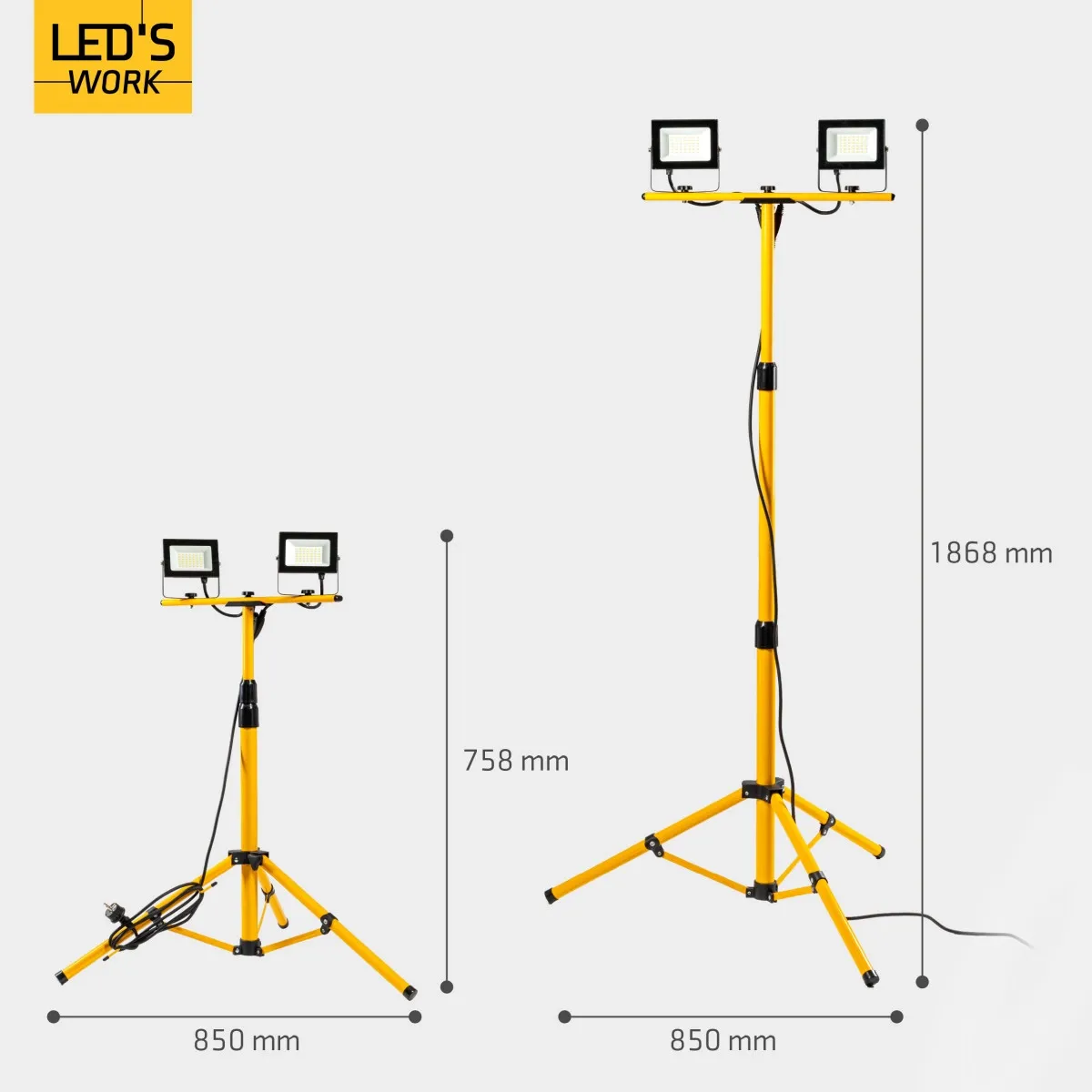 Arbeitsleuchte 2x20W 2x2400lm