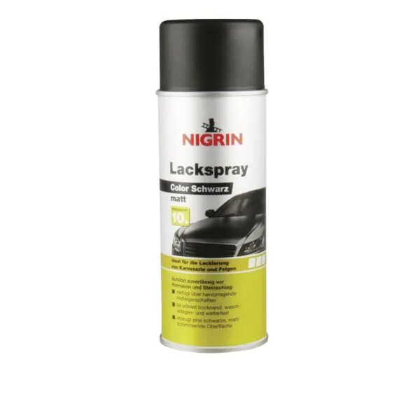 NIGRIN Lackspray schwarz matt 400ml