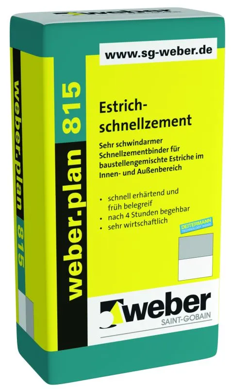 weber.plan 815 Estrichschnellzement