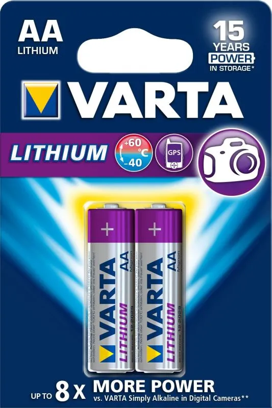 Batterie VARTA Professional Lithium 2xAA