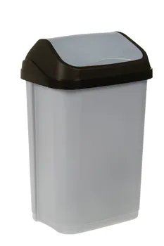 Abfallbeh&auml;lter Swantje 25l silber/anthr.
