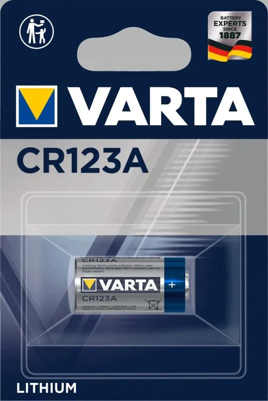 Batterie VARTA Professional Photo CR123A