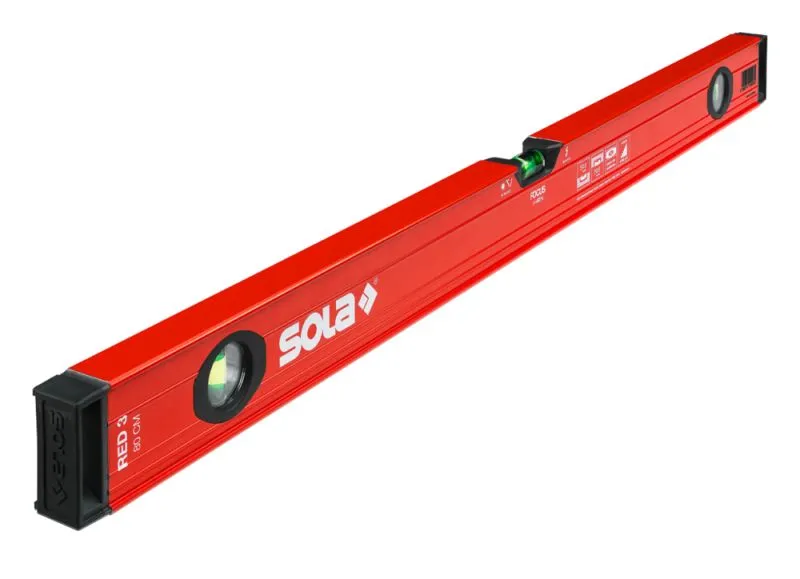 SOLA Wasserwaage Red 3 80 cm