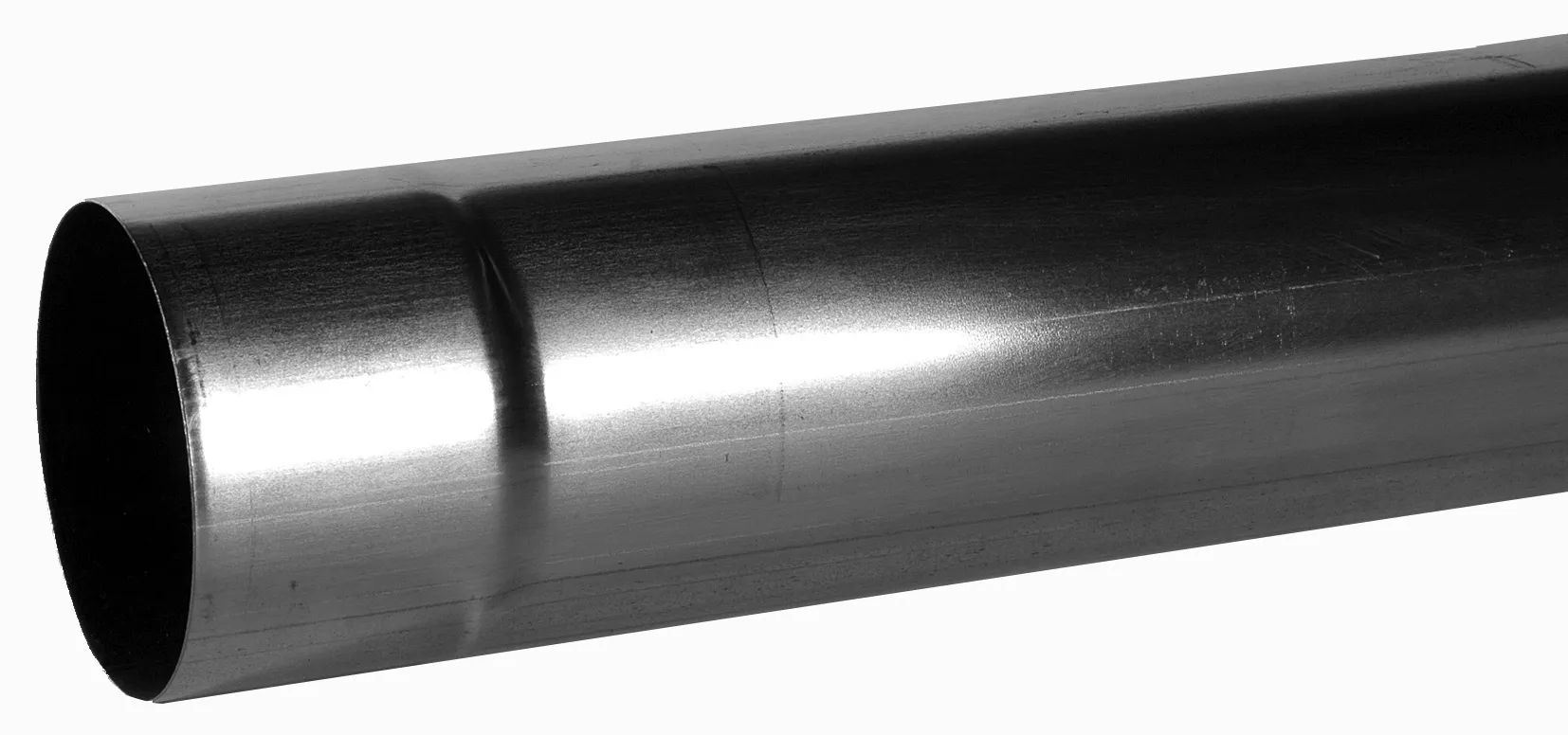 Zink Fallrohr 7-tlg. 87x0,65 mm