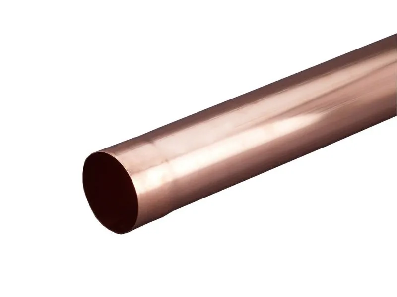 Kupfer Fallrohr 7-tlg. 87x0,60