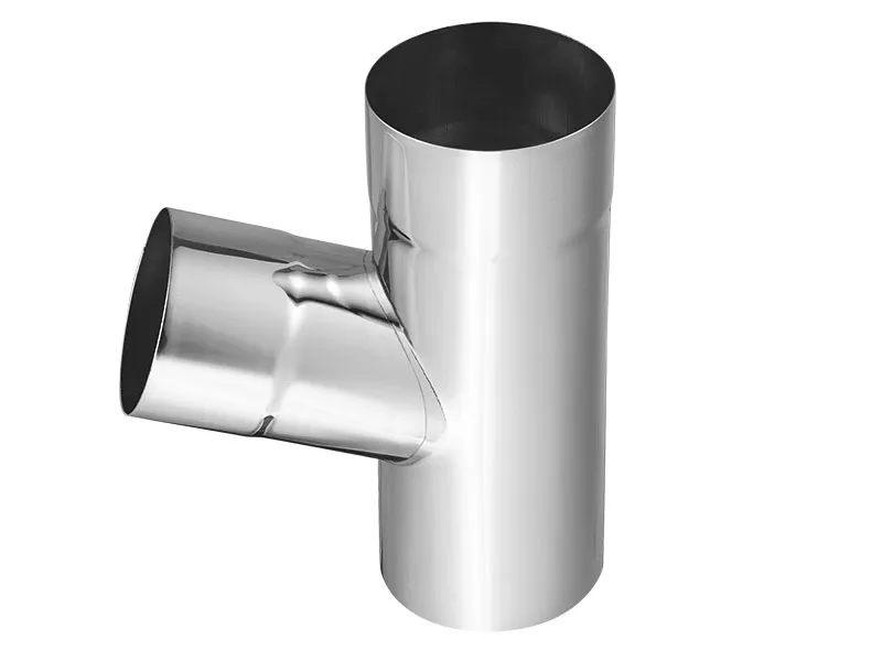 Zink Rohrabzweig 72 Grad 100/87 mm