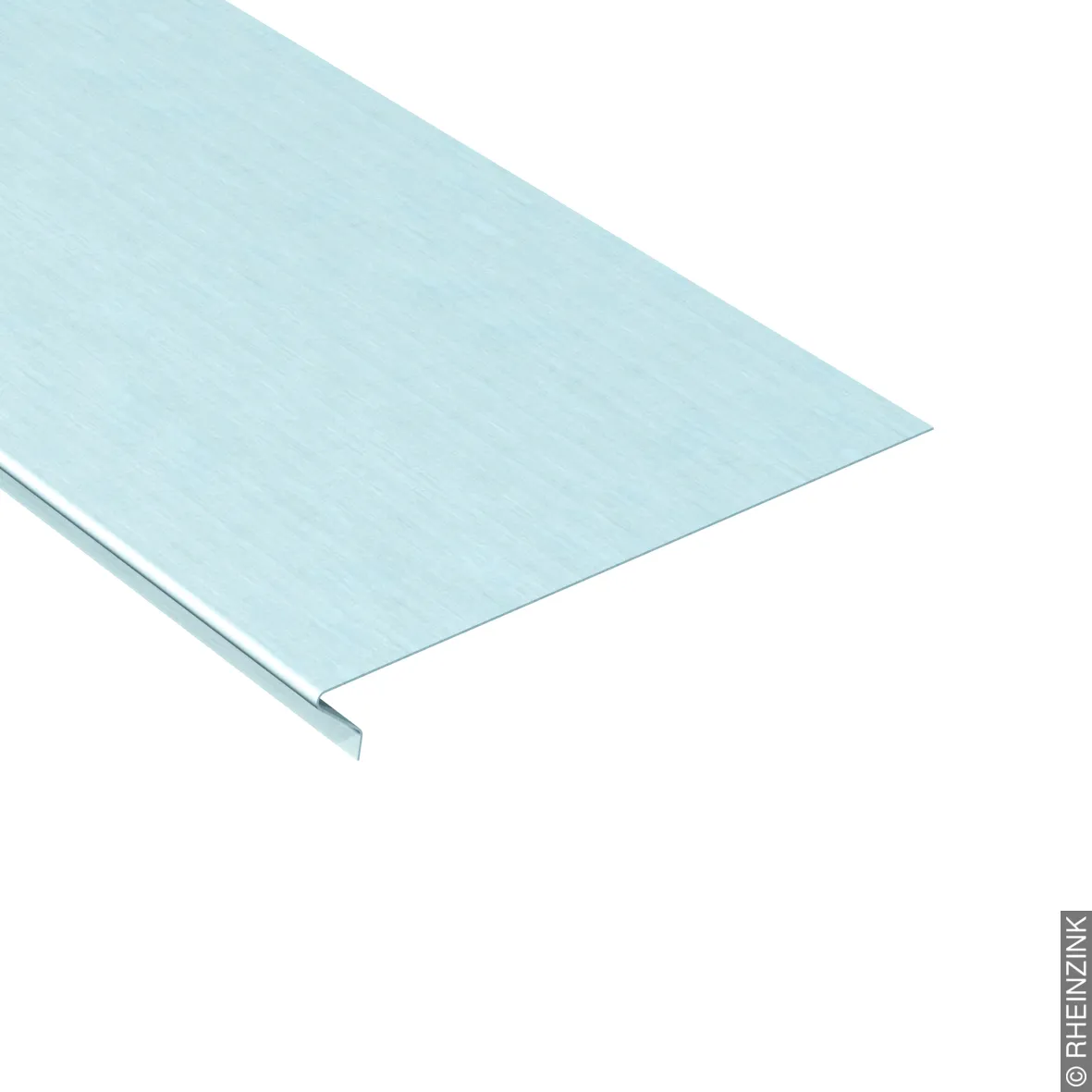 Zink-Ortgangprofil, Zuschnitt 125 mm