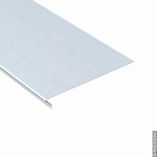 Zink-Ortgangprofil, Zuschnitt 125 mm