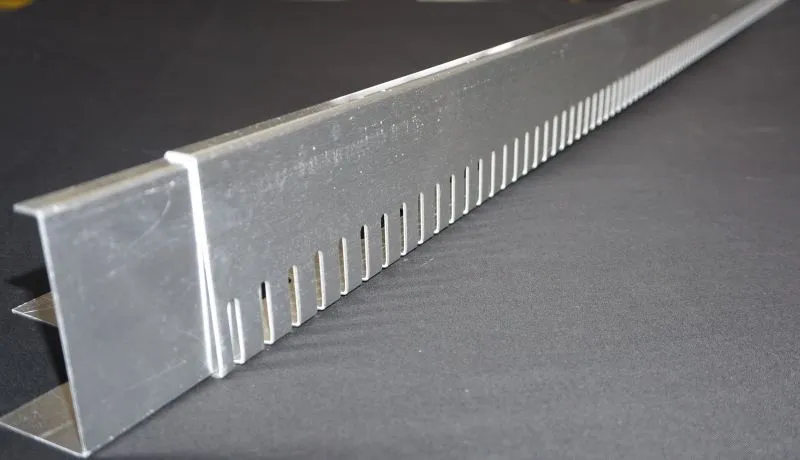 Alu - Kiesfangleiste 2 m lang