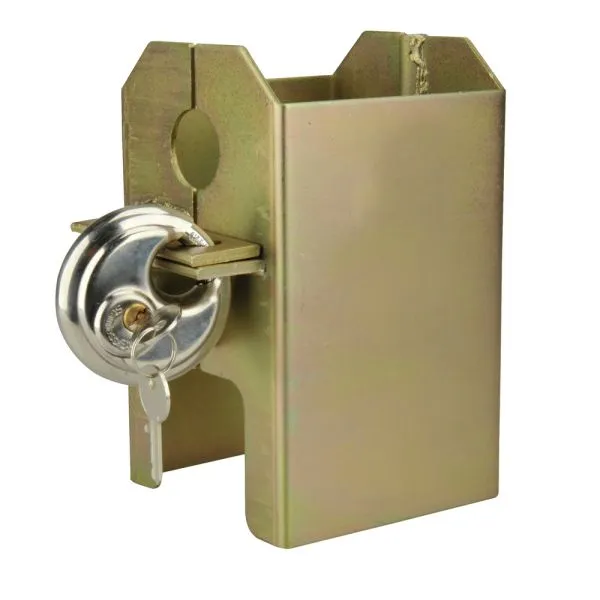 Kastensicherung mit Diskusschloss