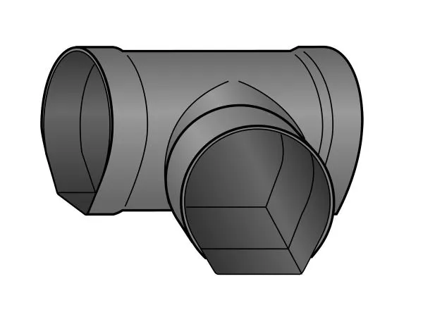 Strasil T-St&uuml;ck DN 100