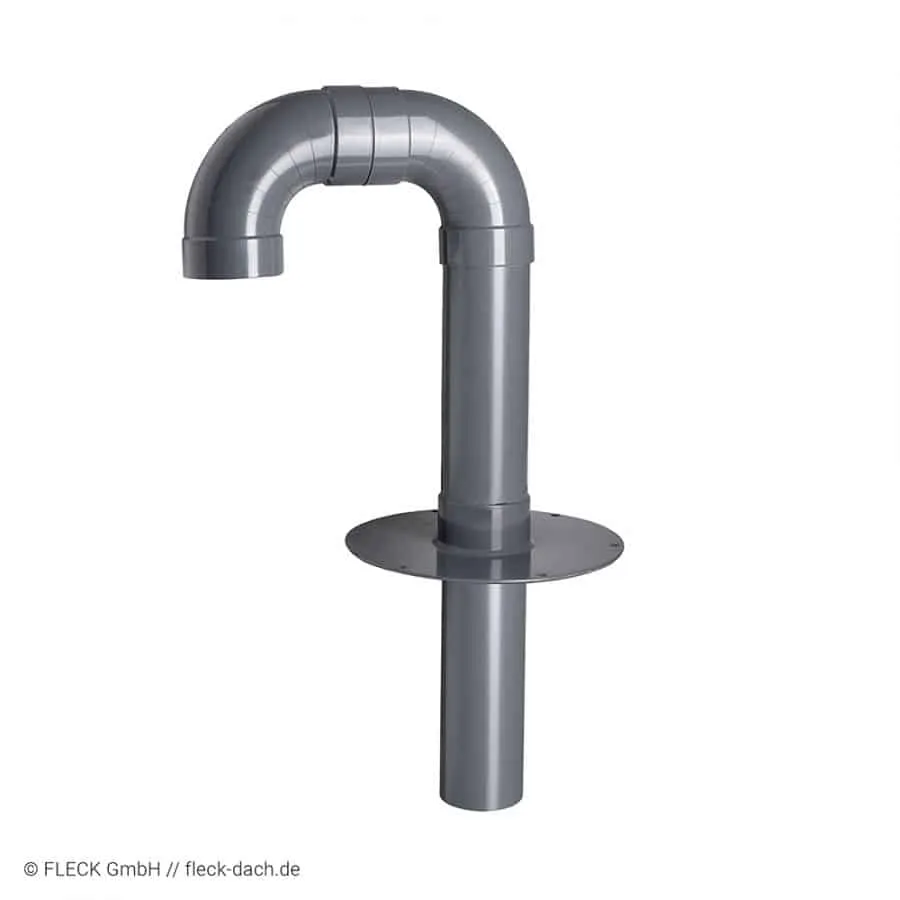 Flachdach-Schwanenhals DN 100