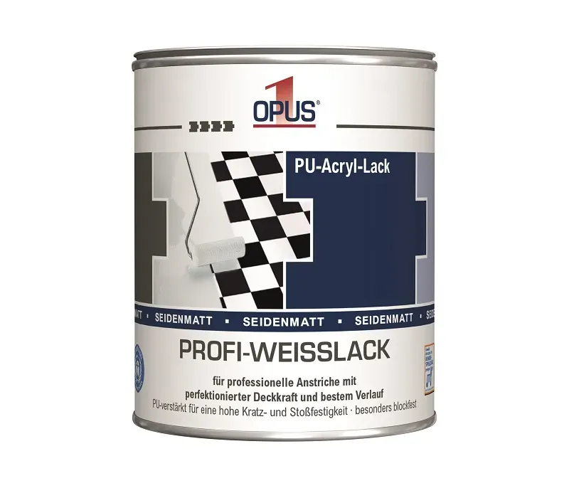 OPUS1 Profi-Weisslack wv, seidenmatt