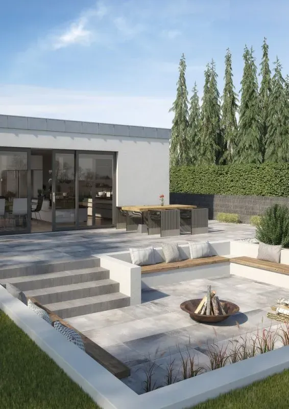 Prima EL 60x60x2 cm Teras grau NEW